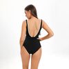 direct China factory cheap black and white color blocked one one piece women bikini 