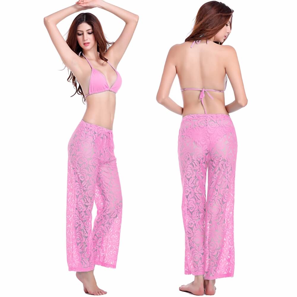 pink beach leggings