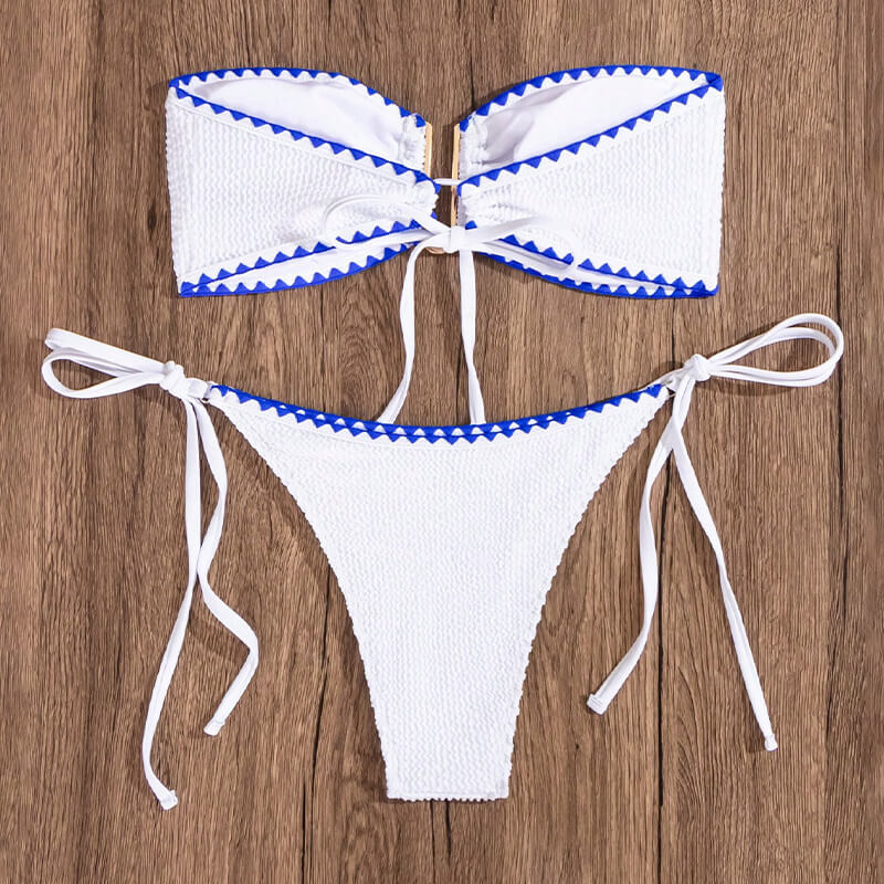 color block bikini