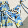 set 3 floral women bikini 