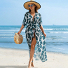 Sexy 2 Piece Bikini With Cover Ups Beach Dress 