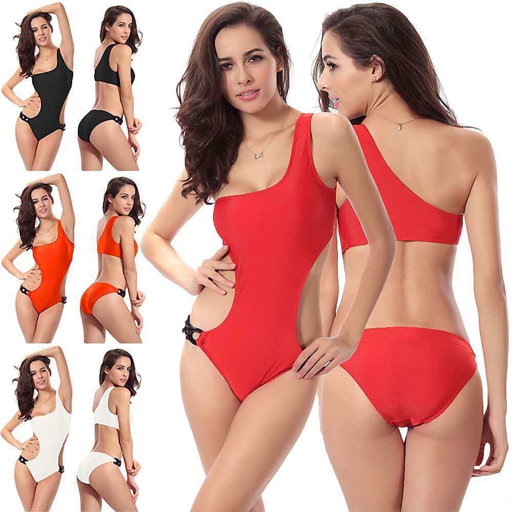 asymmetric women swimwear