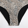 one piece leopard halter neck women bikini