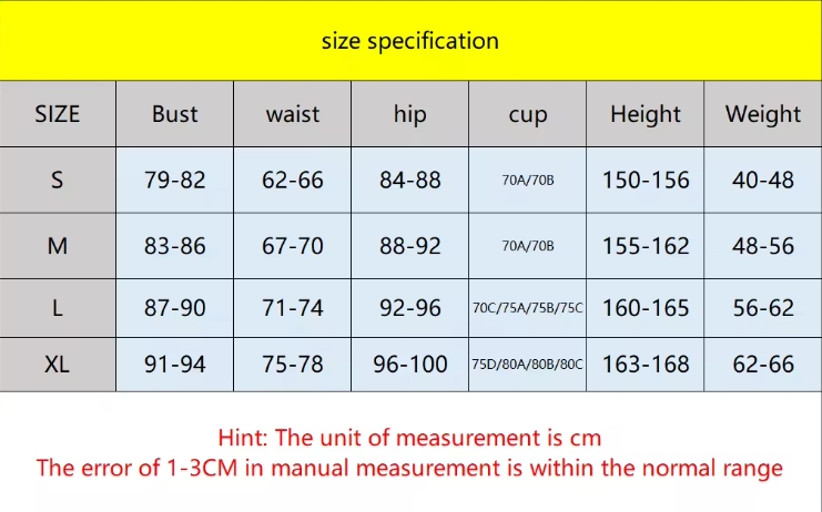 paisley size chart