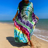 rainbow ruffle women bikini dress 