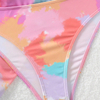 2024 new arrival tie dye woman swimsuit ladies two pieces bikiis set with cover up